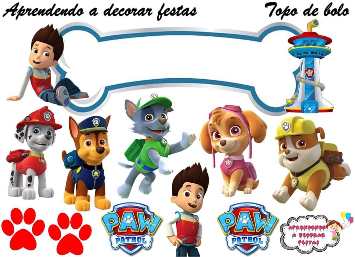 Щенячий патруль сахарная печать