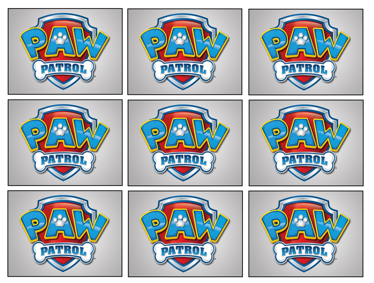 Значок именинника Щенячий патруль