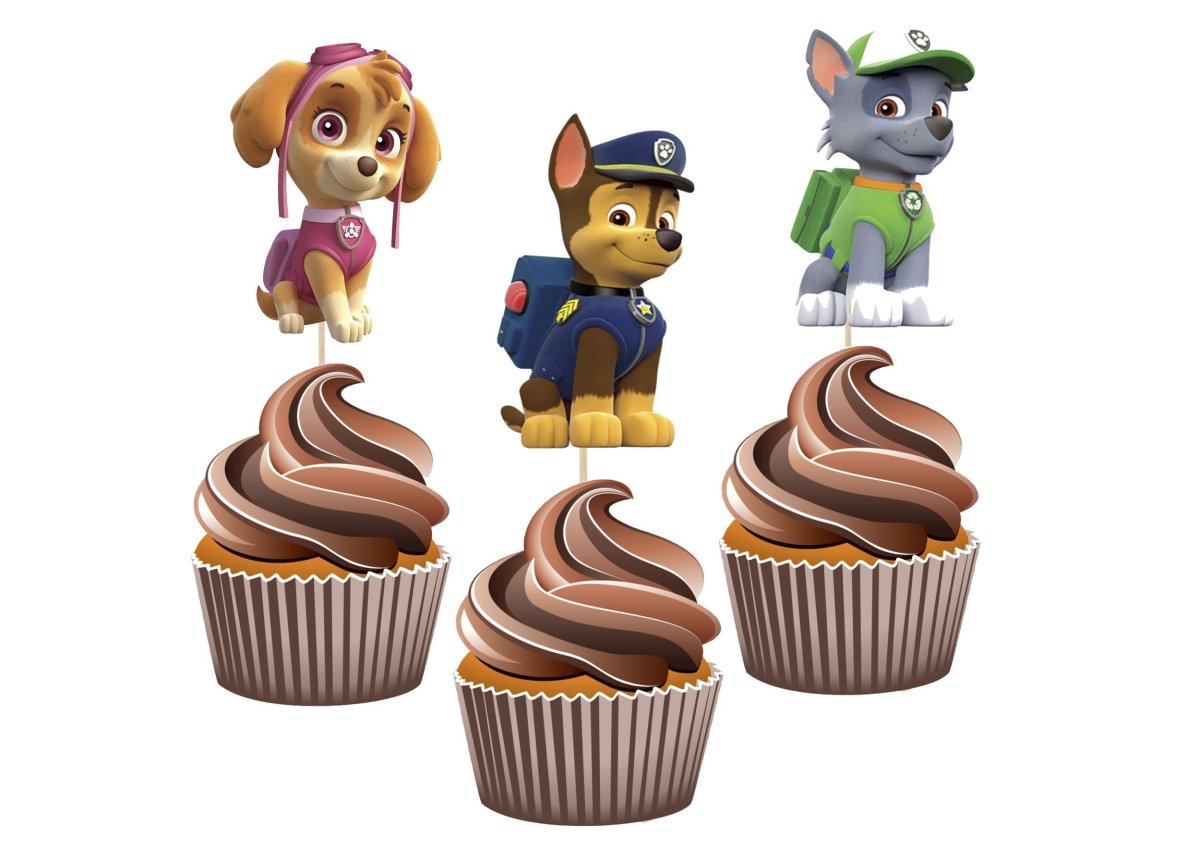 Щенячий патруль для капкейков