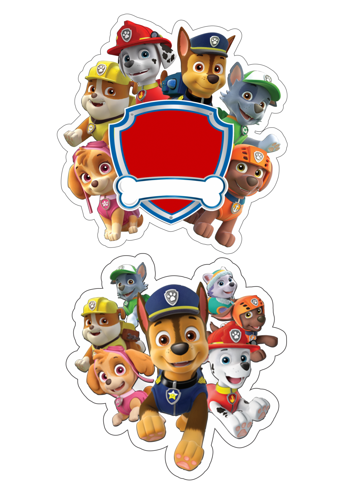 Щенячий патруль сахарная печать 3 года