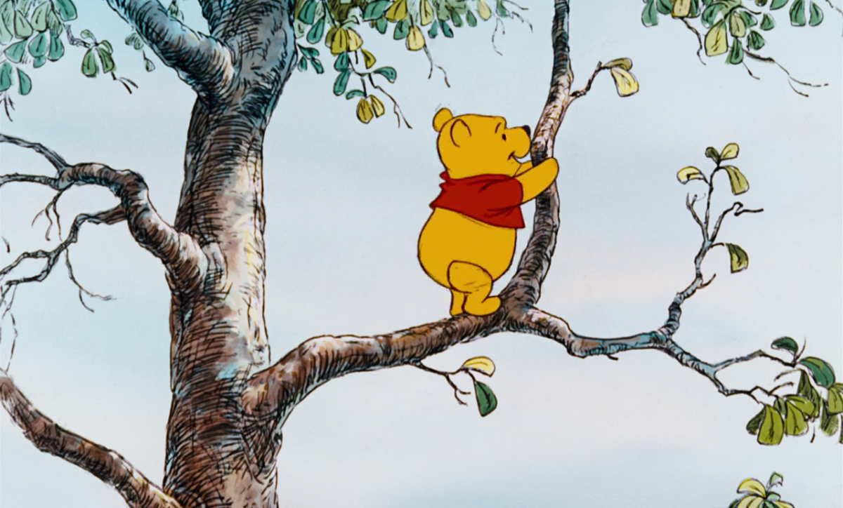 Винни пух Кристофер дерево