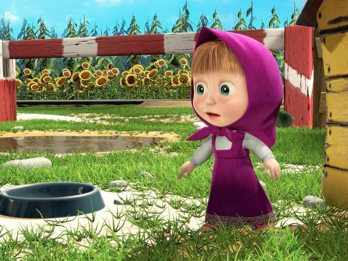 Фото Маши из мультика Маша и медведь