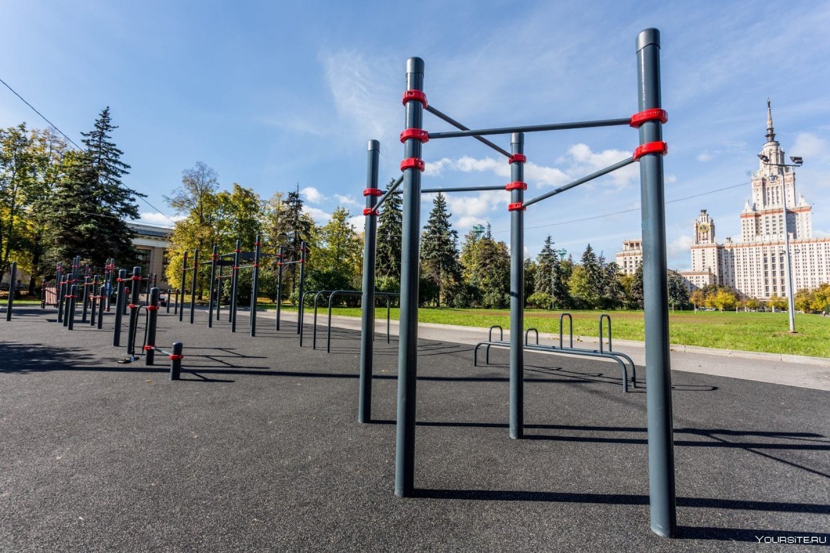 Спортплощадка воркаут пляж