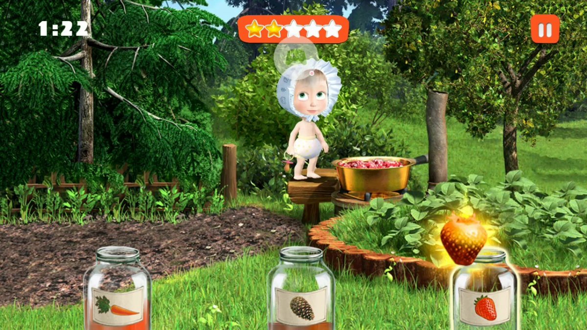 Маша и медведь заяц с морковкой