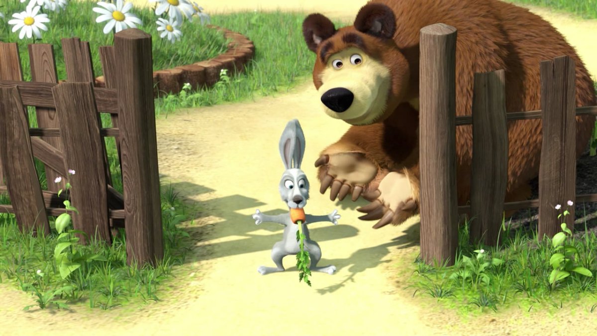 Огород на окне Маша и медведь