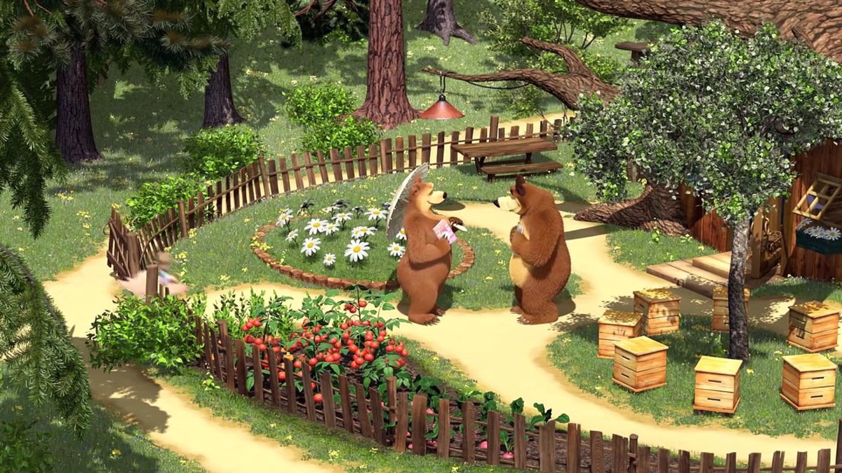 Приглашение Маша и медведь