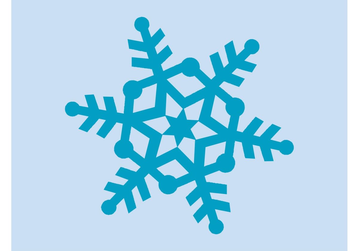 Снежинка Векторная Графика
