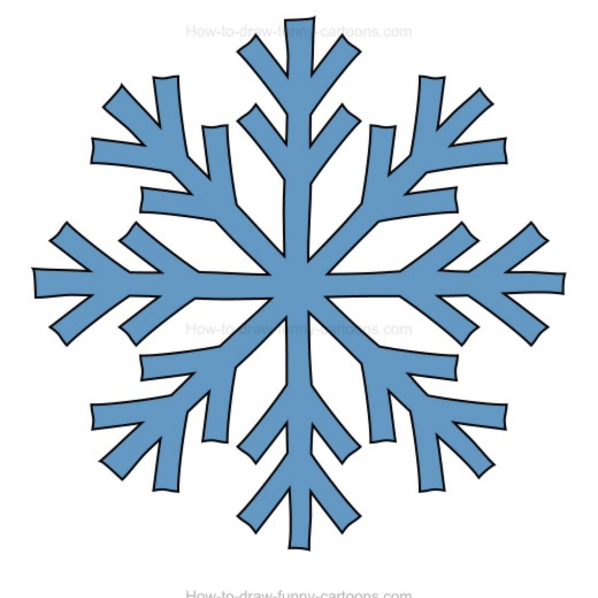 Интересные эскизы снежинок