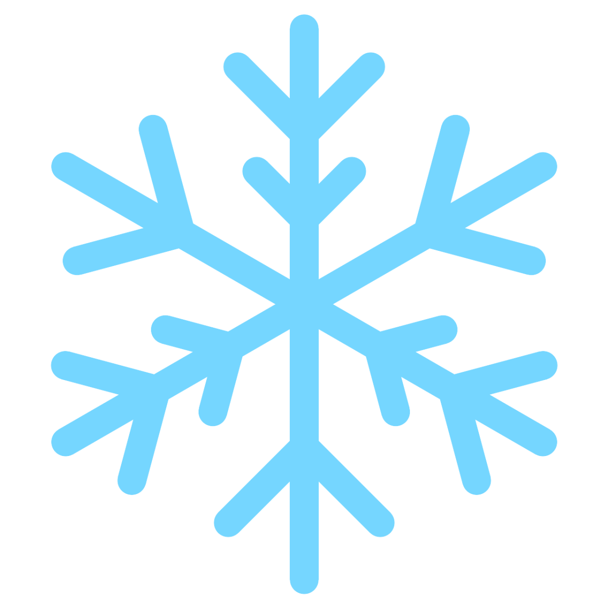 Emoji Снежинка