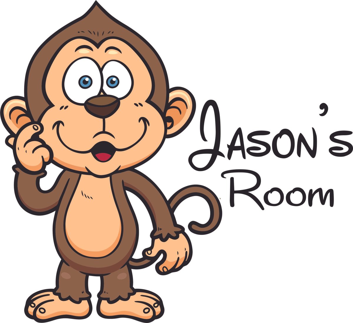 Обезьянка рисунок