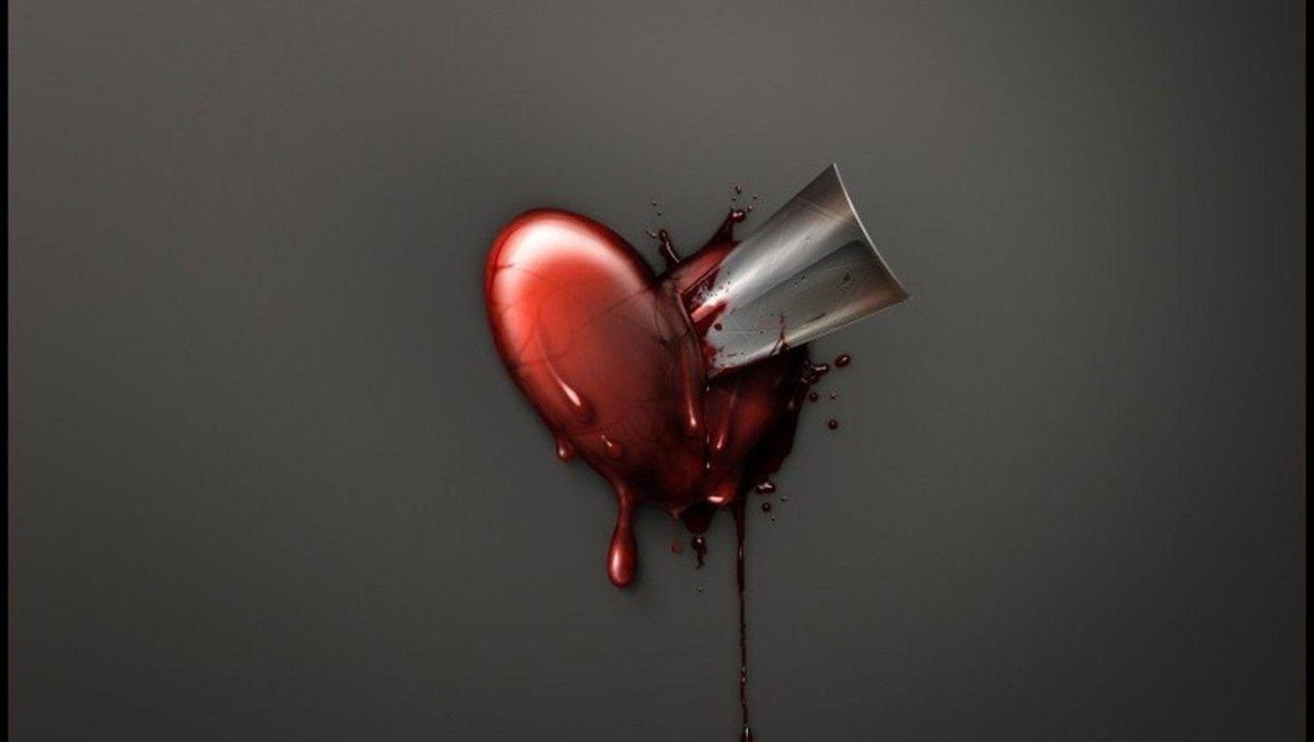 Фон разбитое сердце