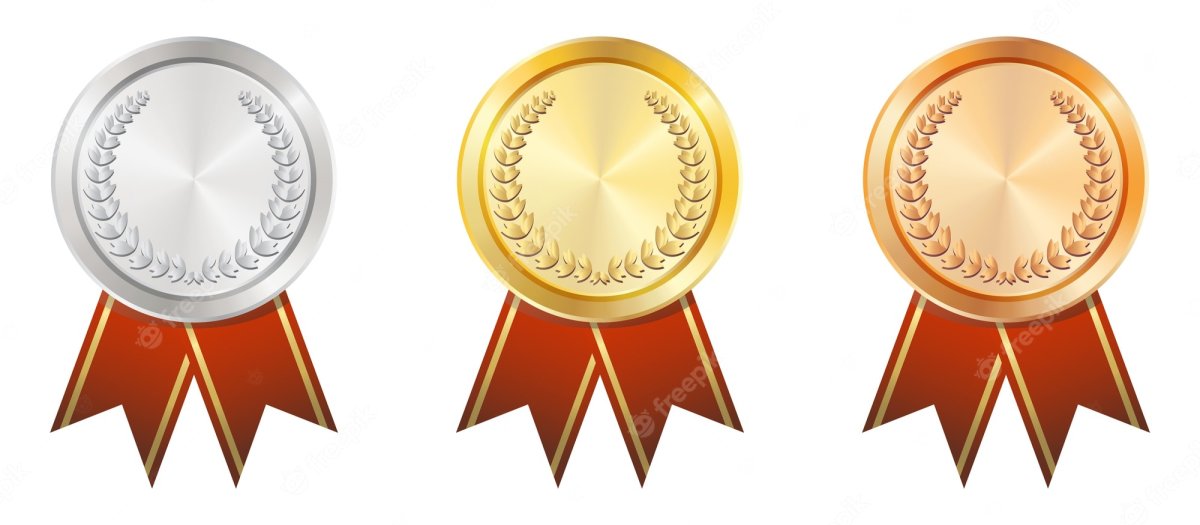 Золото серебро бронза