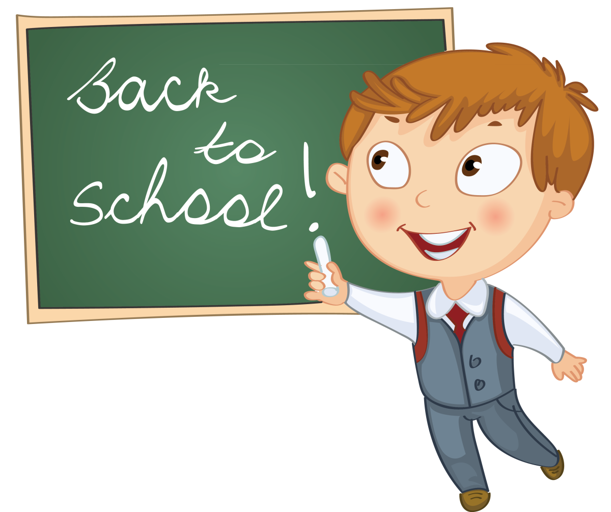 Нарисованные школьники