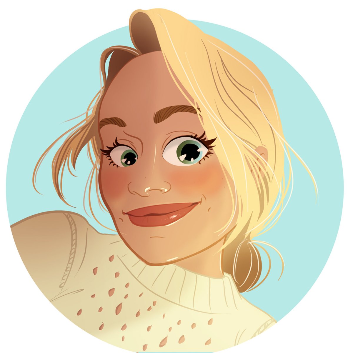 Харли Квин рисунок аниме