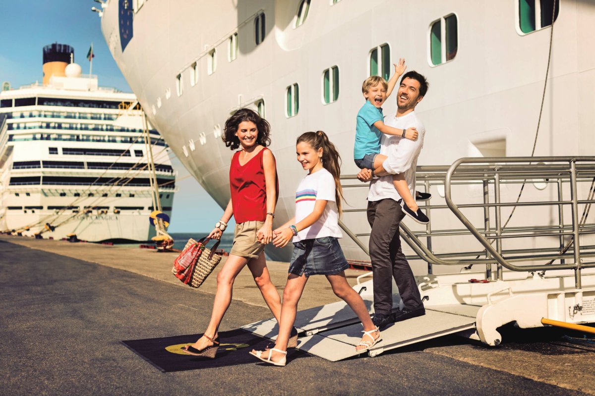Круизное путешествие с семьей