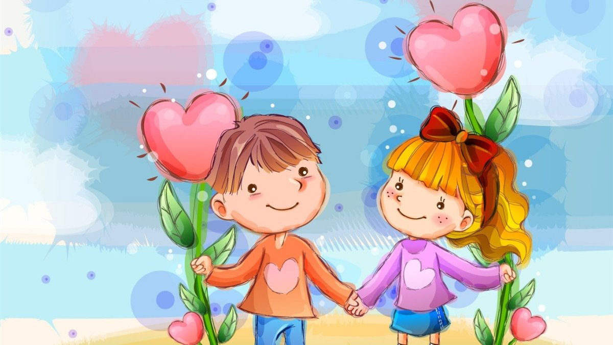 Счастливое детство рисунок