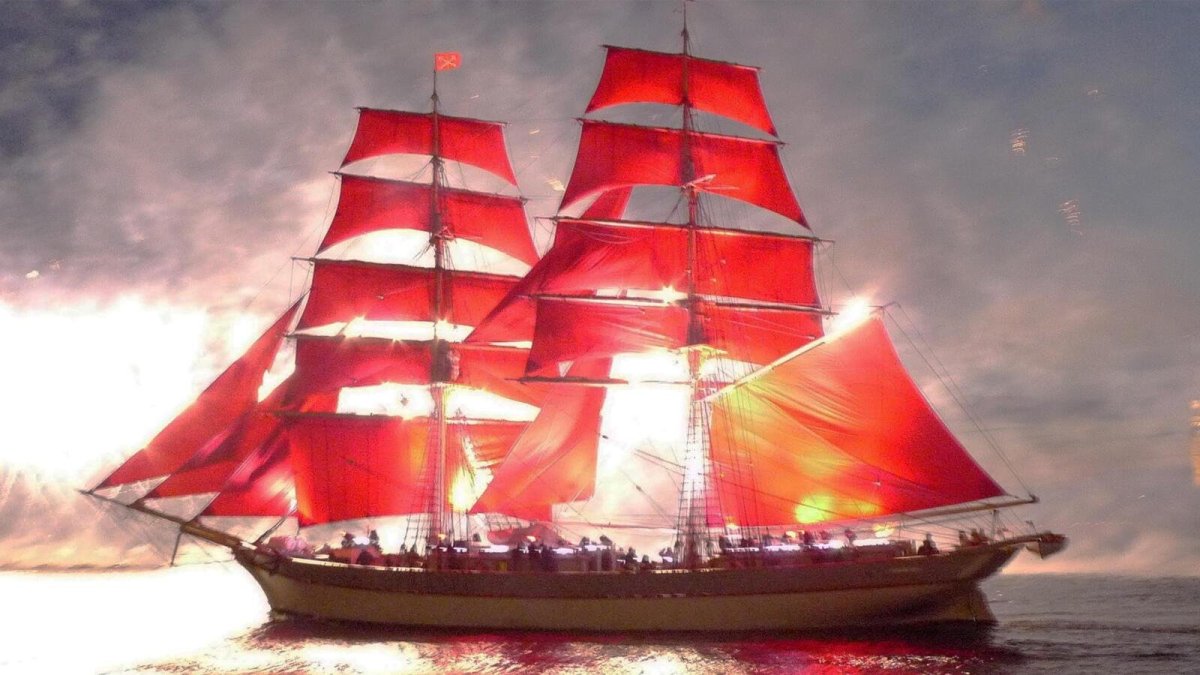 Обои на рабочий стол Алые паруса