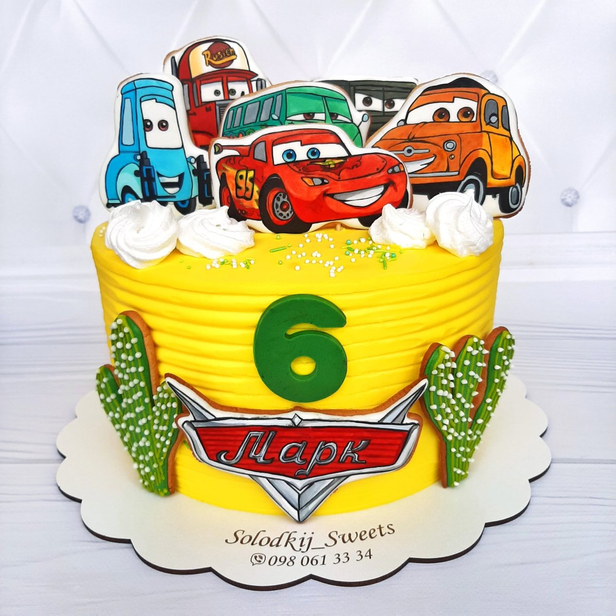 Торт Тачки Маккуин