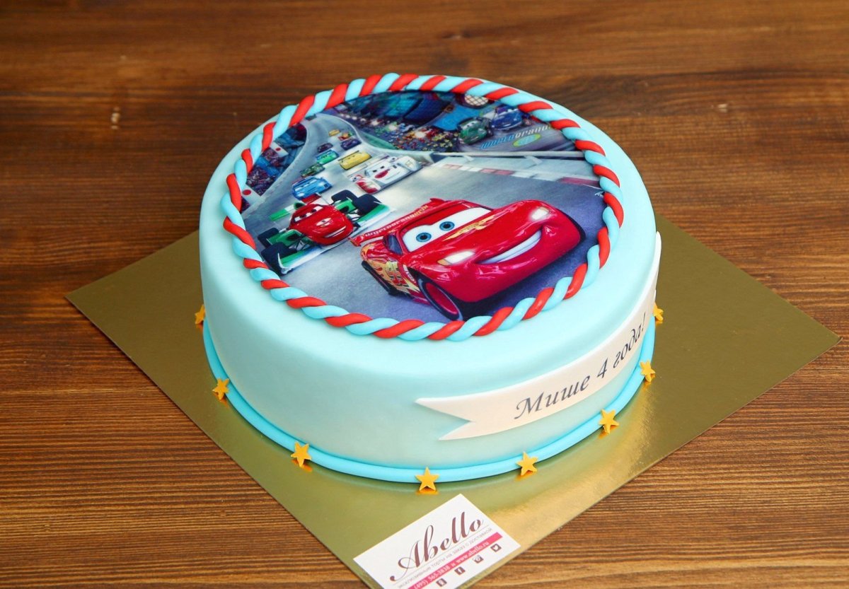 Торт топперы Тачки молния Маккуин