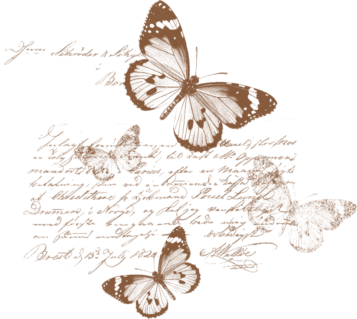 Элементы скрапбукинга на прозрачном фоне