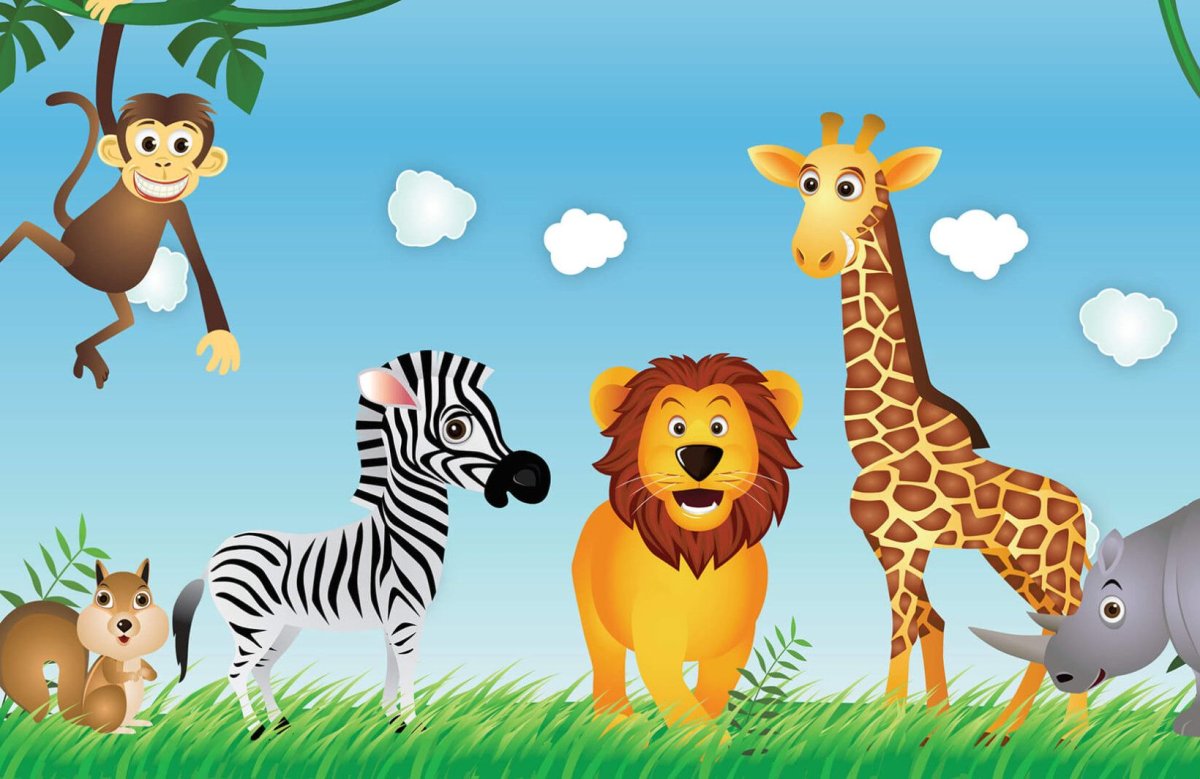 Животные сафари для детей
