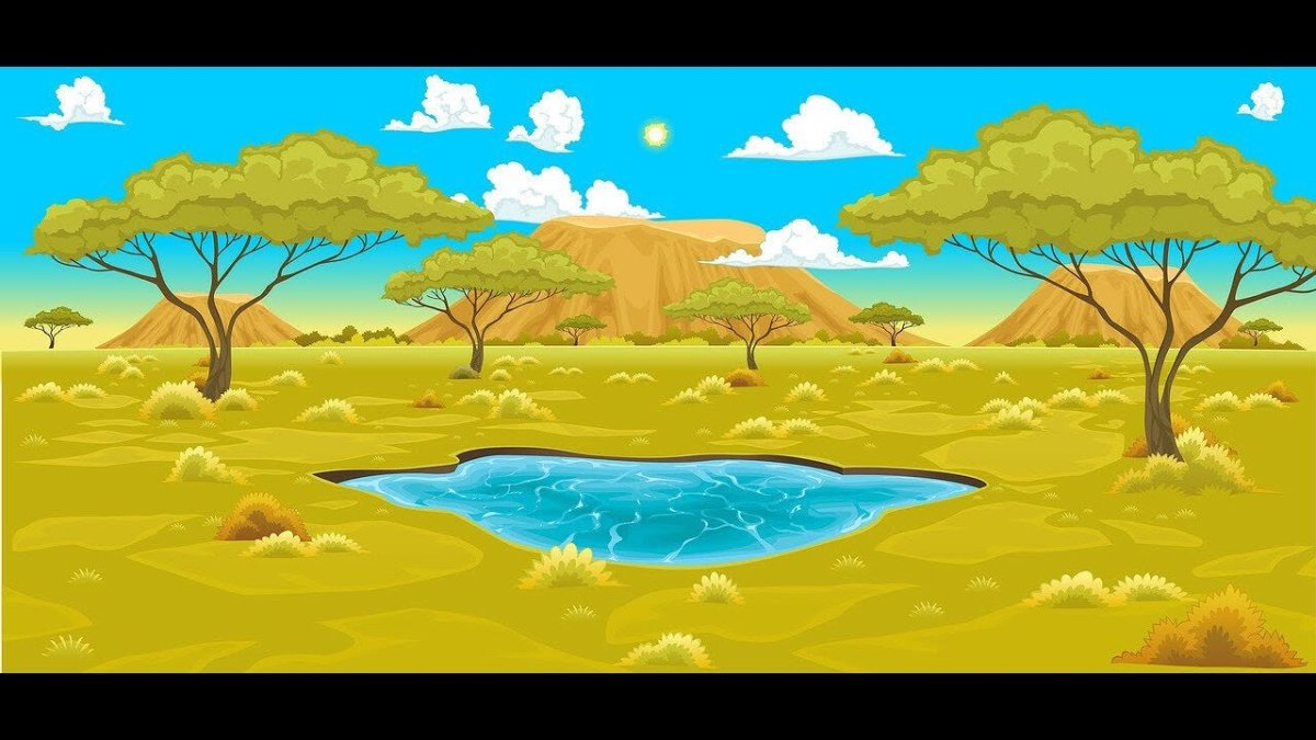 Фон Африка для детей