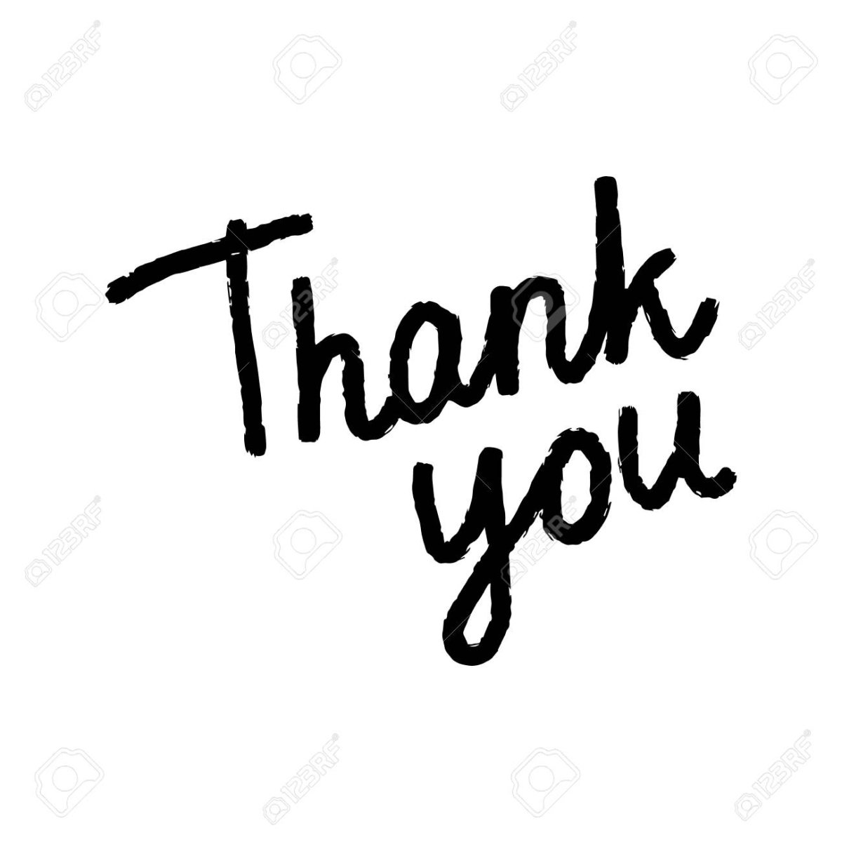 Thank you Black and White