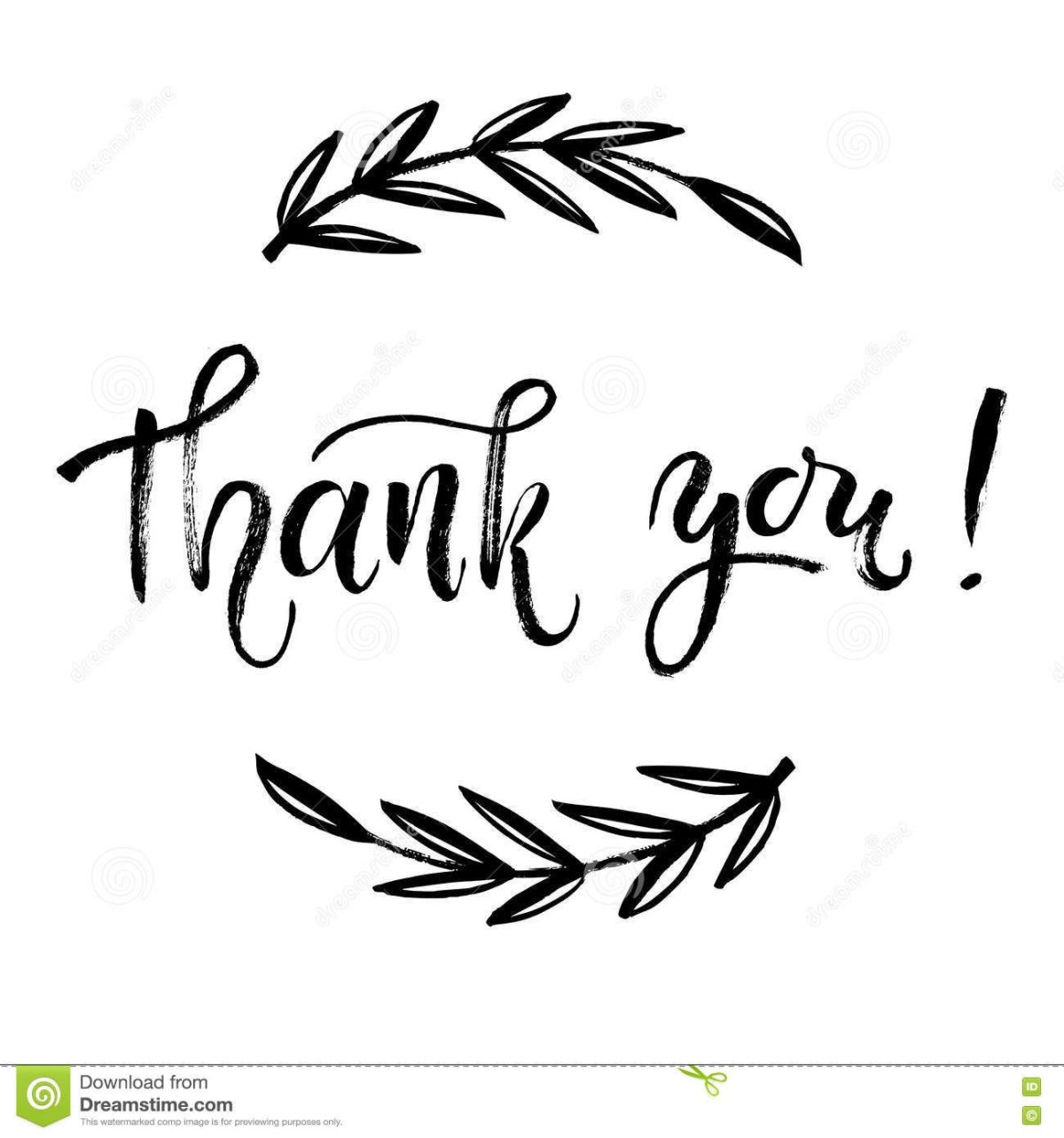 Страничка спасибо иллюстрация