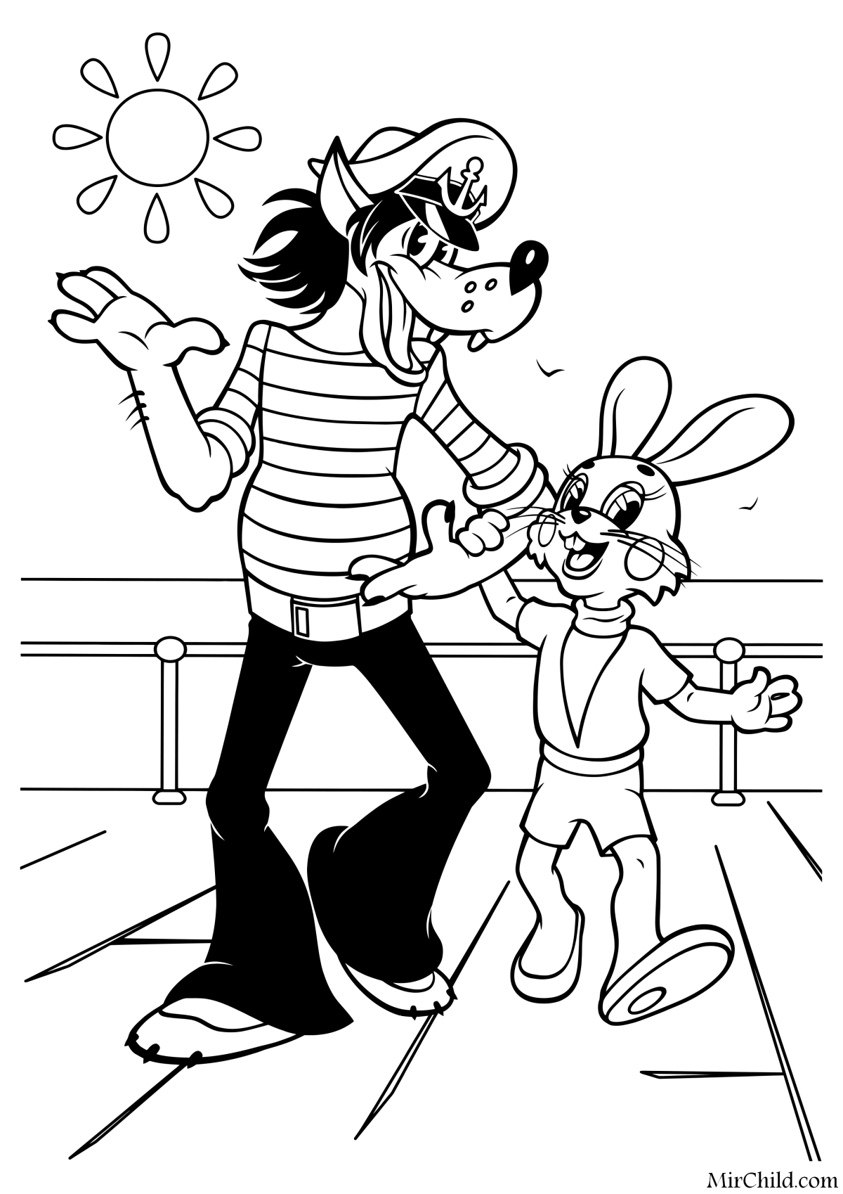 Волк и заяц ну погоди