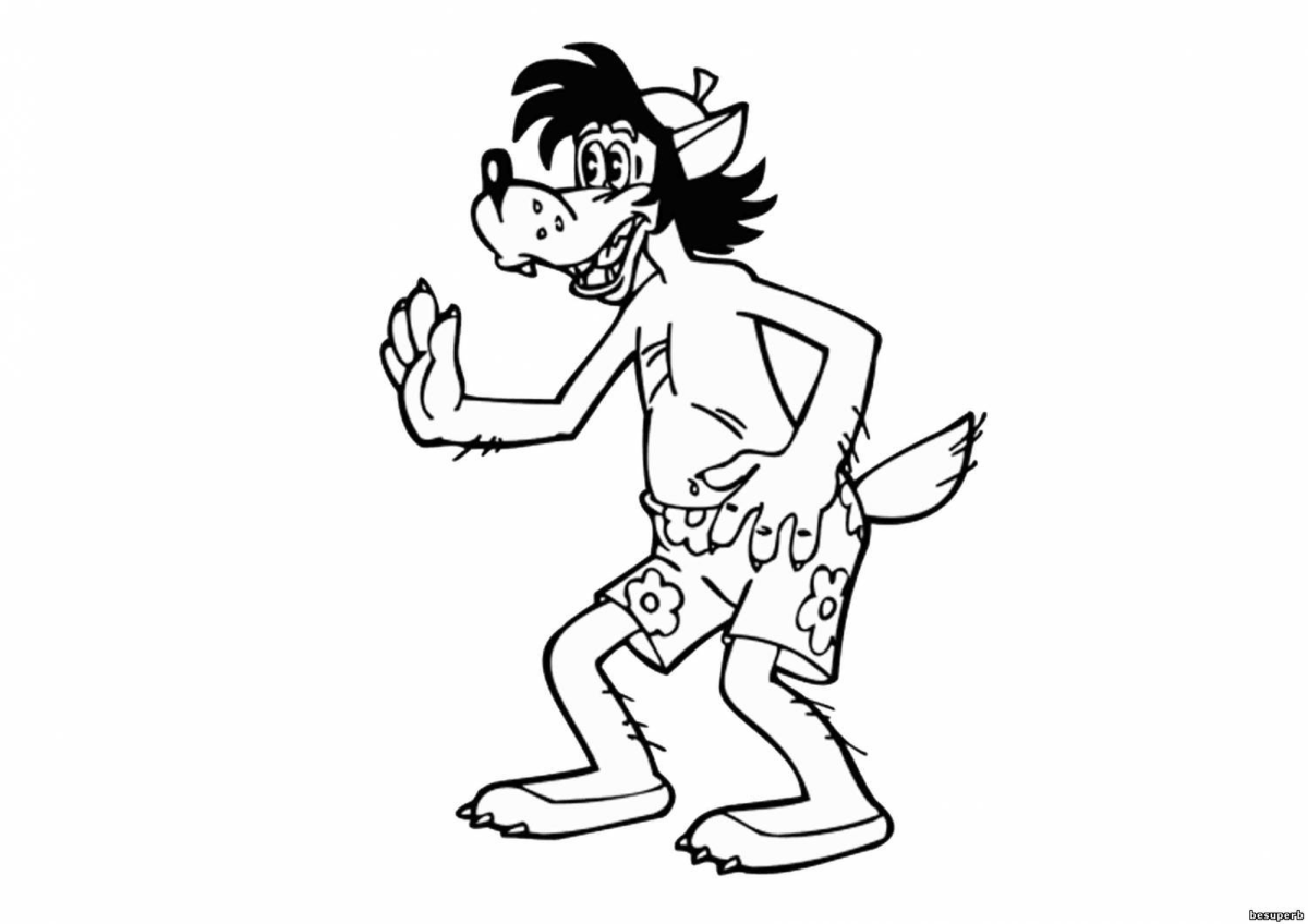 Заяц из ну погоди рисунок поэтапно