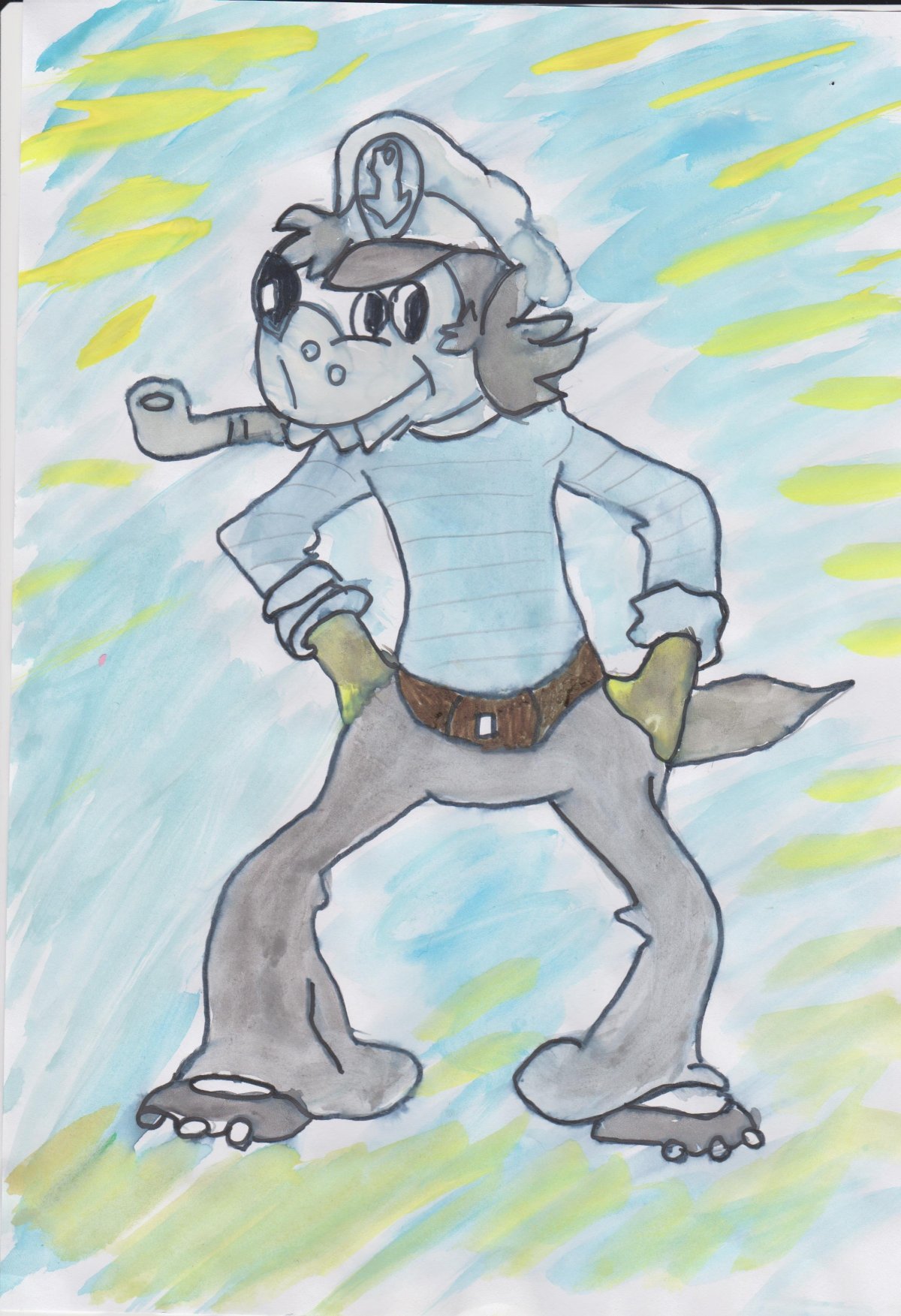 Волк из ну погоди разукрашка