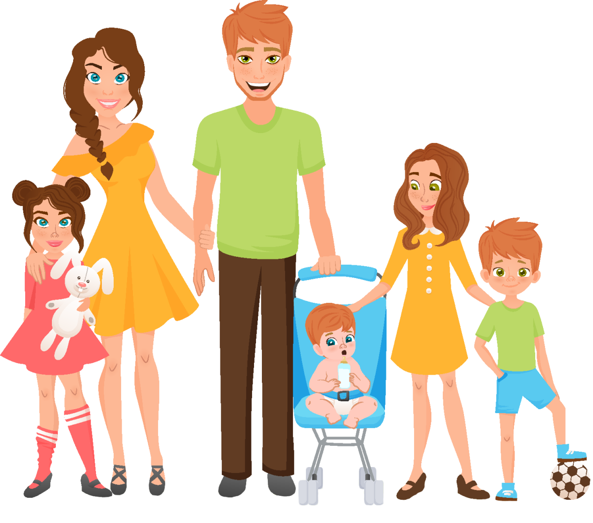 Семья анимация