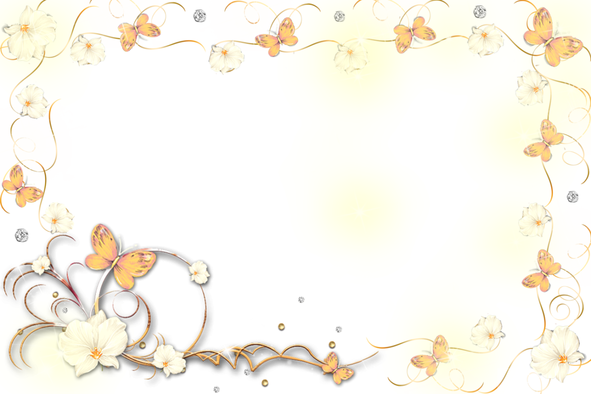 Красивые рамки на прозрачном фоне