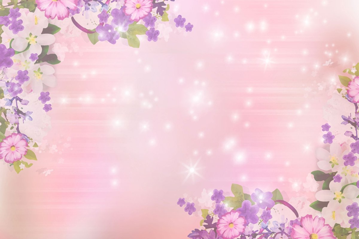 Цветочный фон для презентации