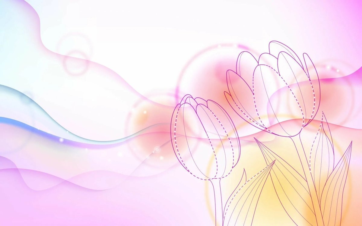 Нежный векторный фон