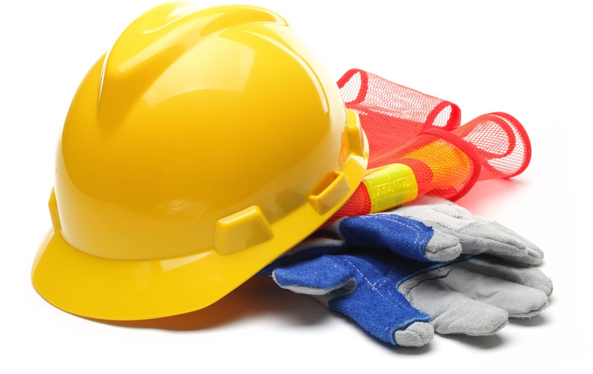 Человечек в строительной каске