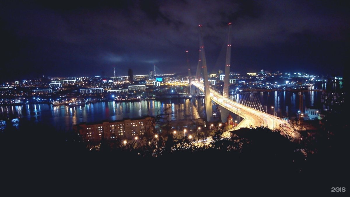 Золотой мост Владивосток с квадрокоптера