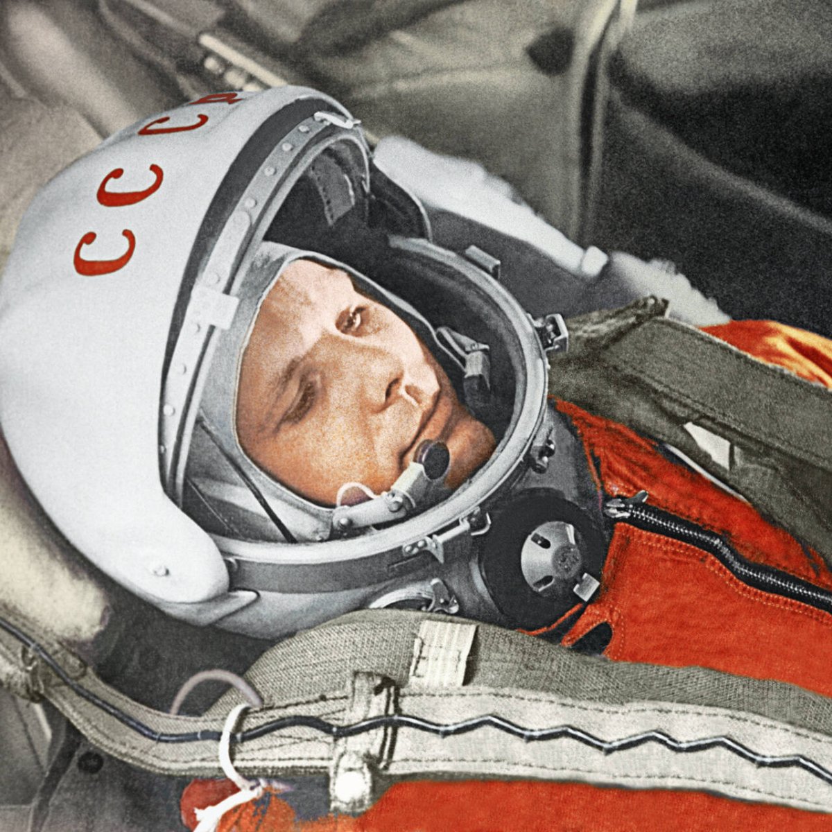 Юрий Гагарин в космосе