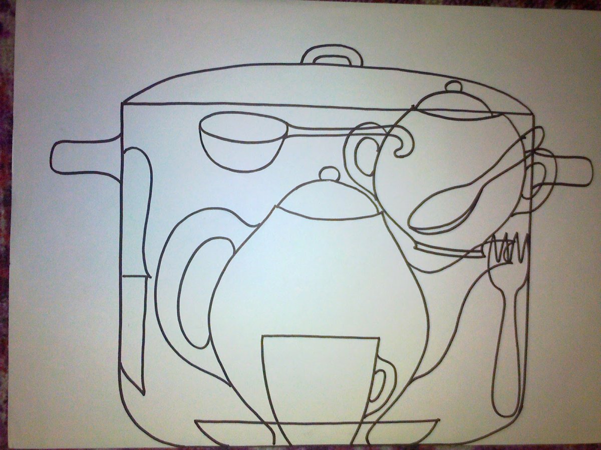 Кухонные приборы мультяшные