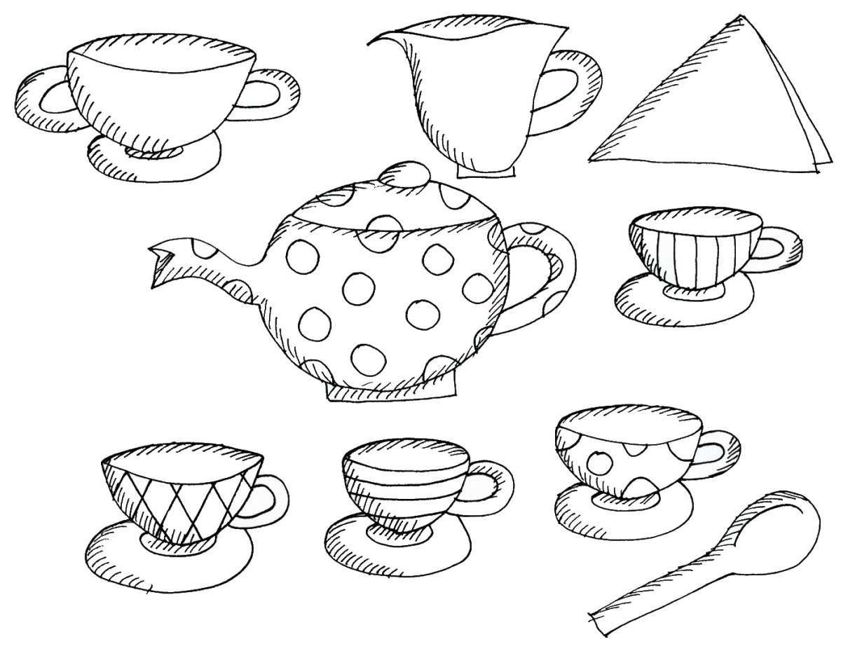 Узоры и орнаменты на посуде