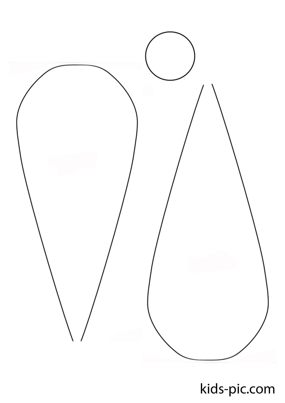 Солнышко шаблон для вырезания