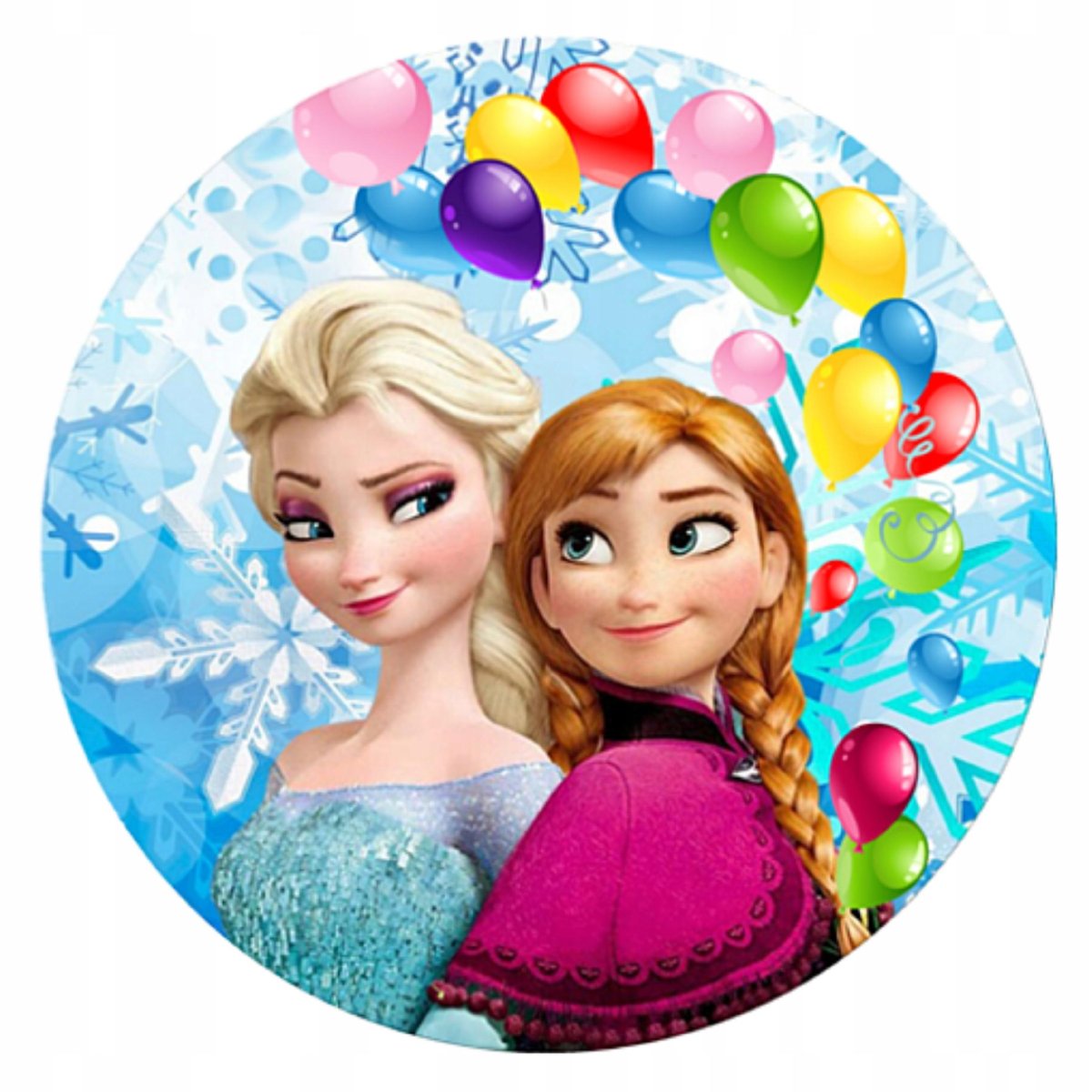 Сахарная печать Эльза и Анна 5