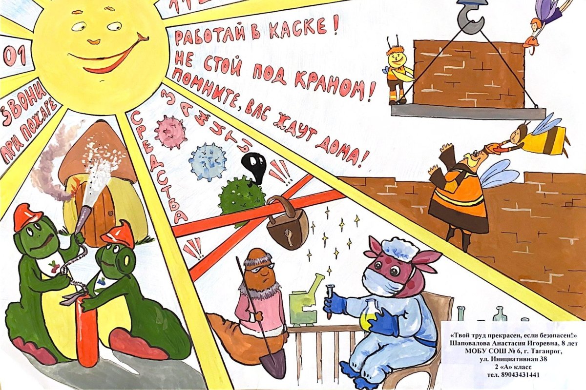 Охрана труда глазами детей конкурс рисунков итоги 2020