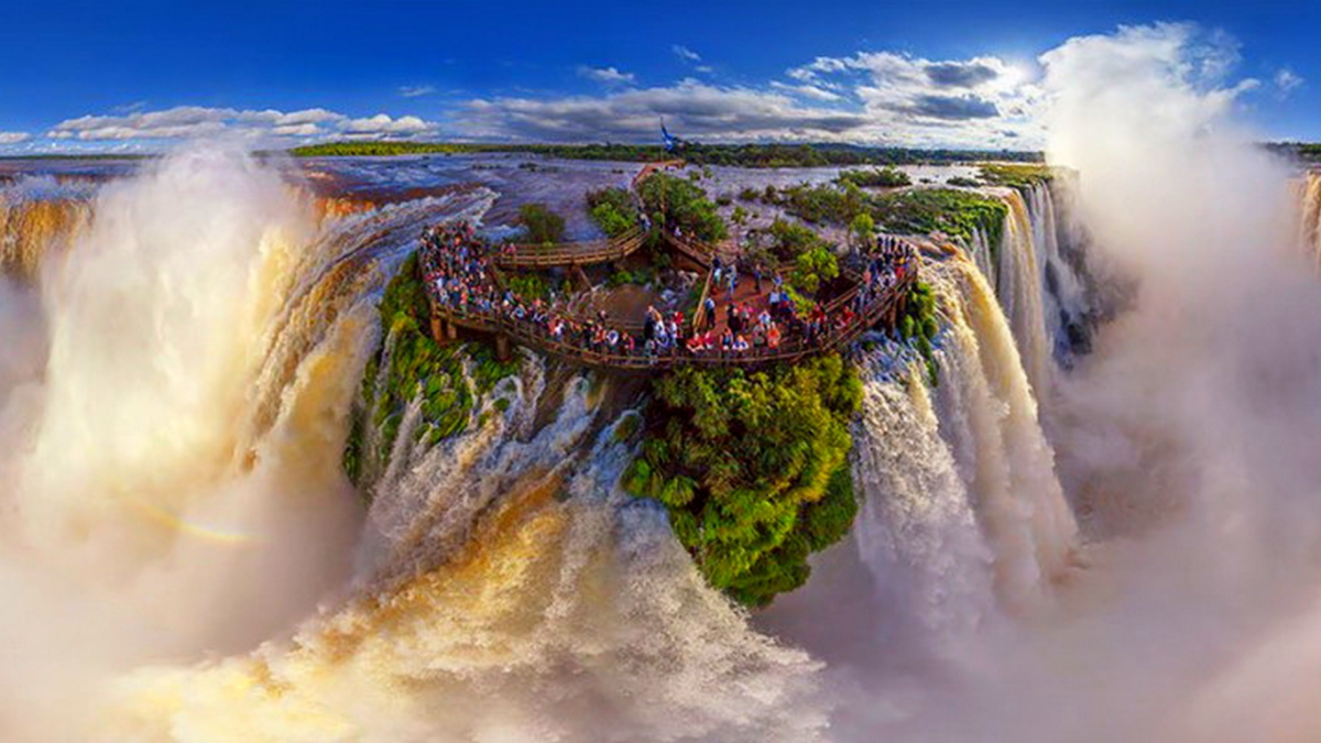 Релакс водопад