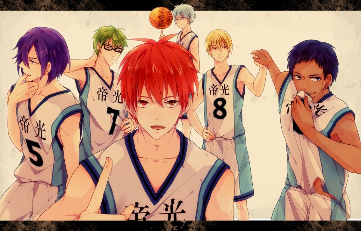 Аниме волейбол и баскетбол Куроко