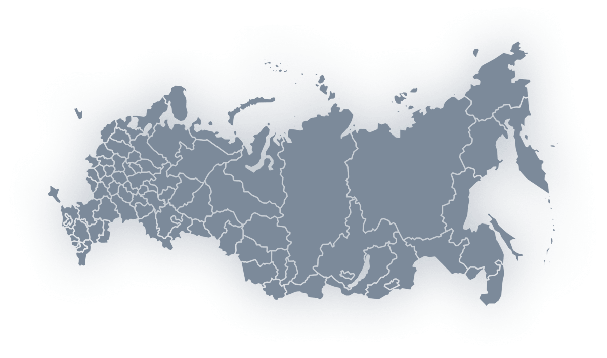 Контурное изображение России