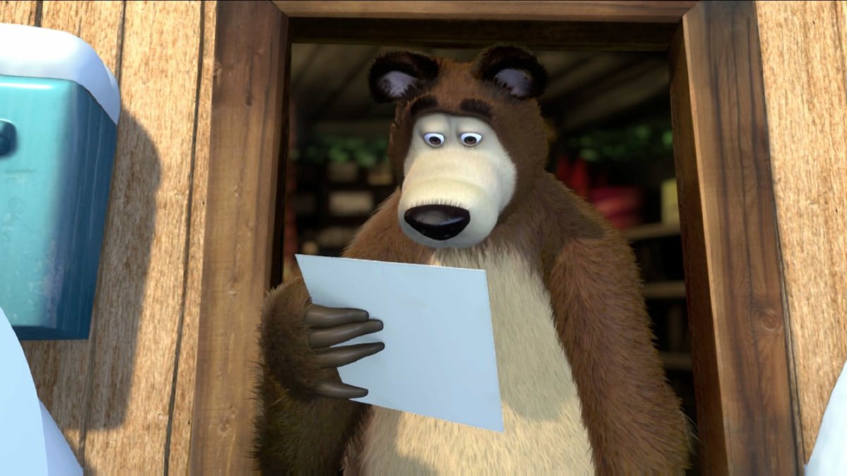 Мультфильм Маша и медведь 1 серия