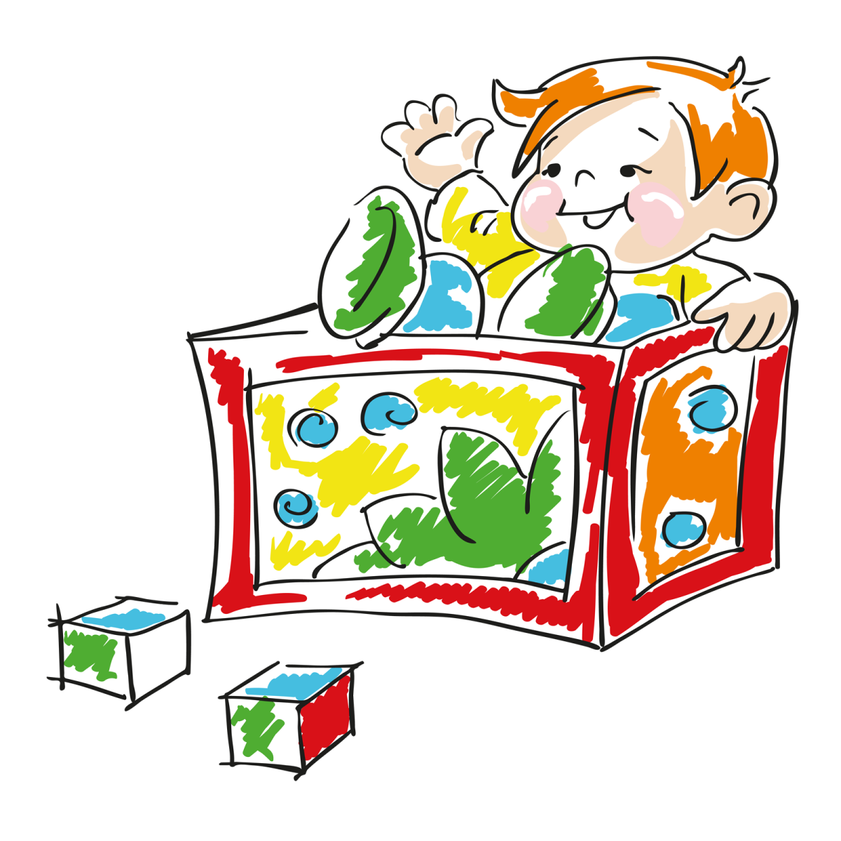 Клипарт дети помощники