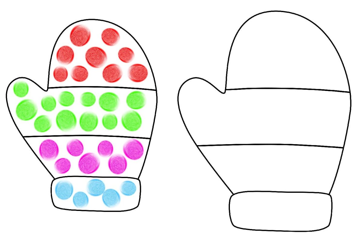 Трафареты для пальчиковых красок