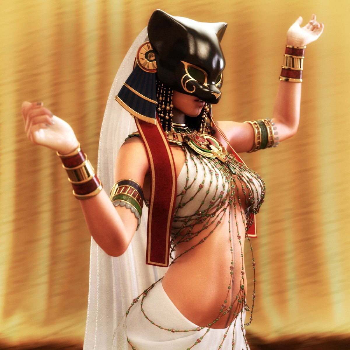 Богиня Бастет Клеопатра